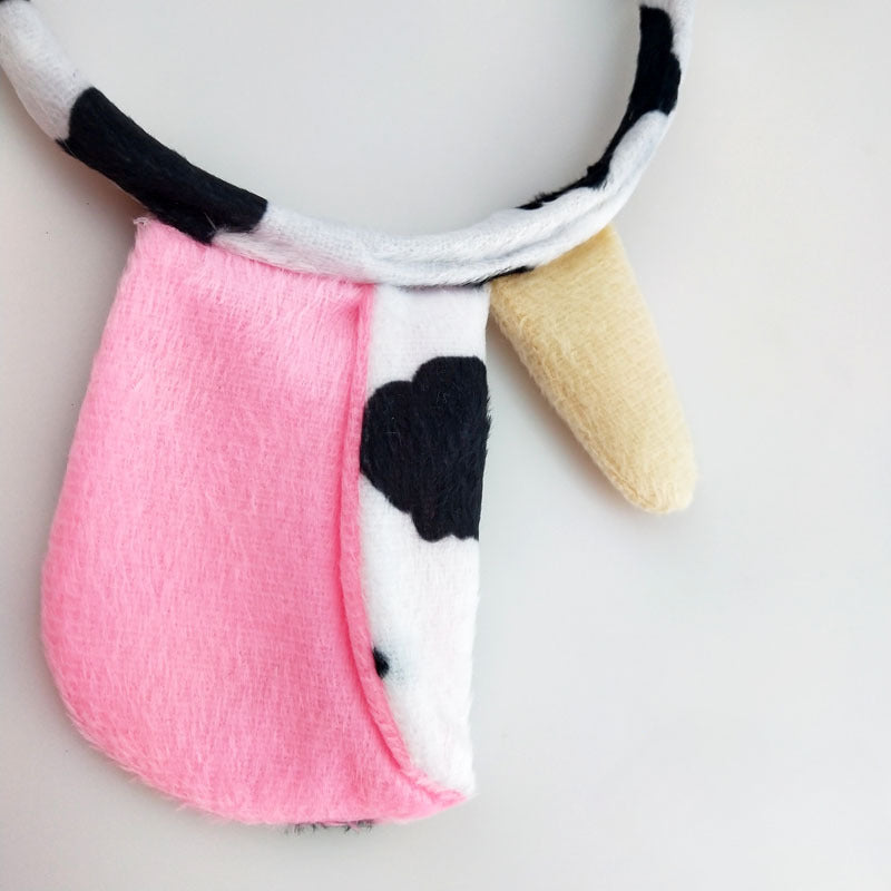 Wholesale Halloween Calf Tail Animal Fabric Headband